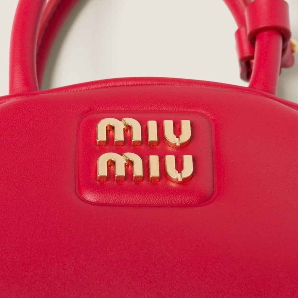 Miu Miu Top Handle Bag Red - image 5